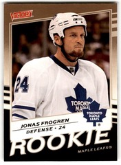 2008-09 Upper Deck Victory Gold Jonas Frogren #334 Rookie